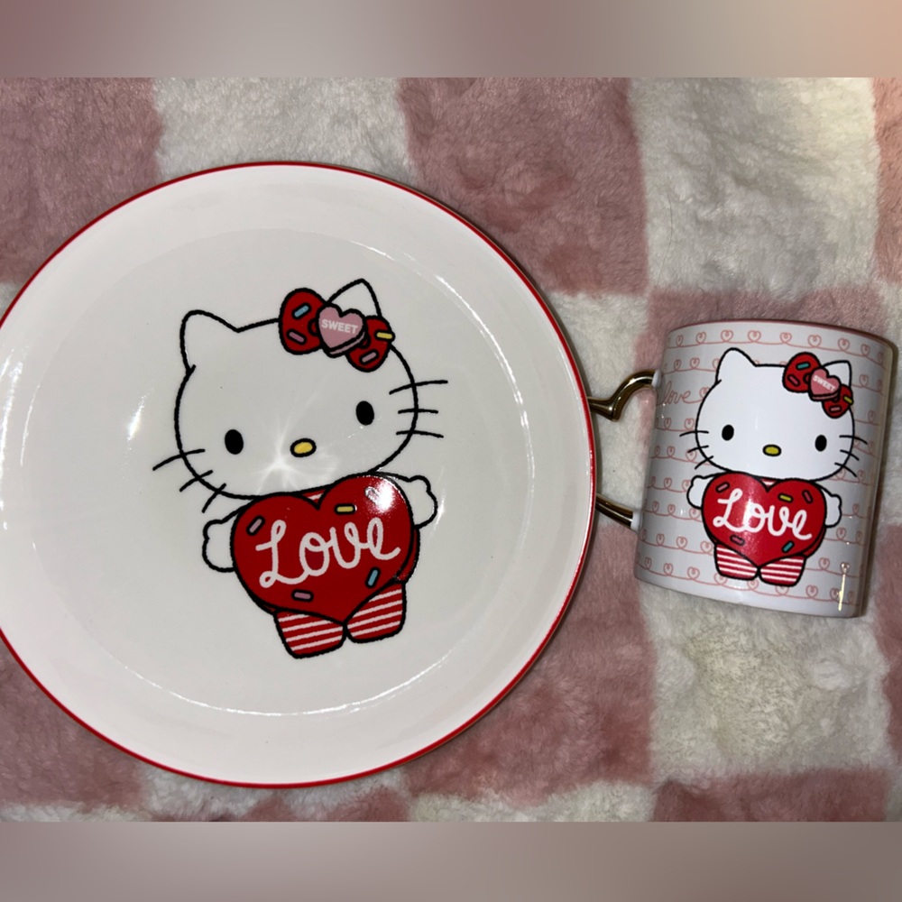Hello Kitty Mug and Bowl Matching Set